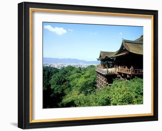 Kiyomizu Temple (Kiyomizudera), One of the Most Famous Tourist Spots in Kyoto, Japan-null-Framed Photographic Print