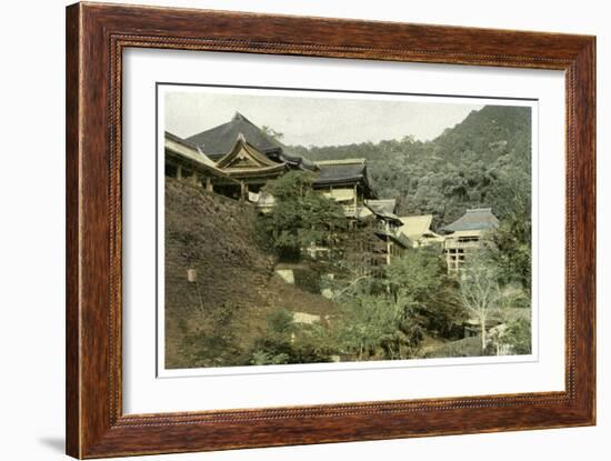 Kiyomizu Temple, Kyoto, Japan, 1904-null-Framed Giclee Print