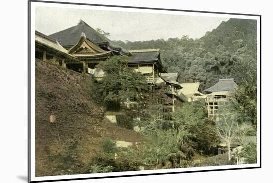 Kiyomizu Temple, Kyoto, Japan, 1904-null-Mounted Giclee Print