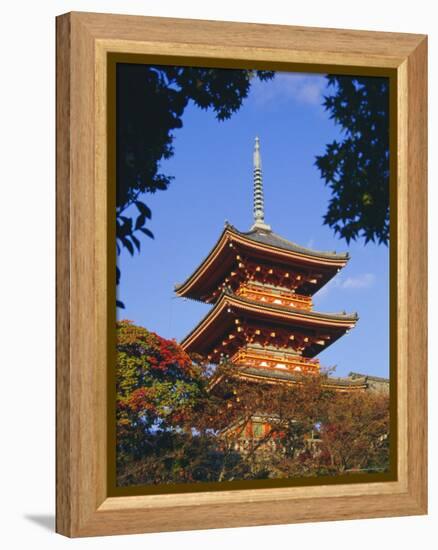 Kiyomizu Temple, Kyoto, Japan-Charles Bowman-Framed Premier Image Canvas