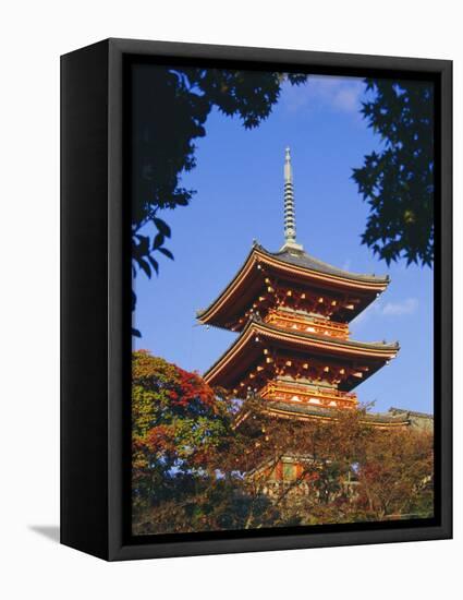 Kiyomizu Temple, Kyoto, Japan-Charles Bowman-Framed Premier Image Canvas