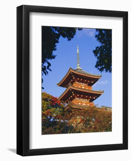 Kiyomizu Temple, Kyoto, Japan-Charles Bowman-Framed Photographic Print