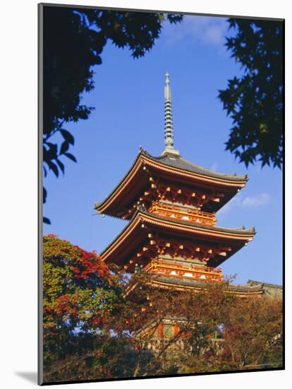 Kiyomizu Temple, Kyoto, Japan-Charles Bowman-Mounted Photographic Print