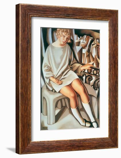 Kizette au Balcon-Tamara de Lempicka-Framed Premium Giclee Print