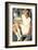 Kizette en Rose-Tamara de Lempicka-Framed Premium Giclee Print