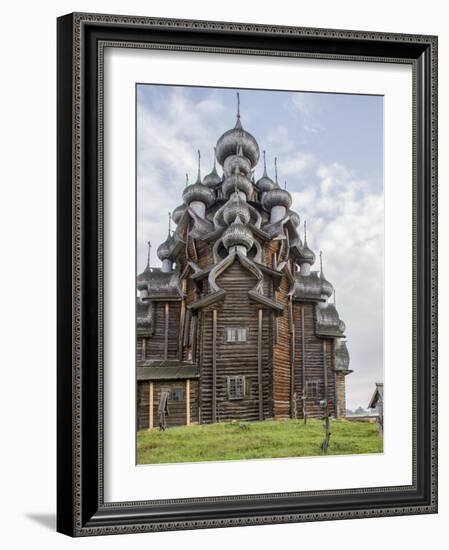 Kizhi Pogost Wooden Church. UNESCO World Heritage Site. Kizhi Island in Lake Onega. Karelia. Russia-Tom Norring-Framed Photographic Print