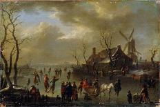 Winter Landscape, 17th Century-Klaes Molenaer-Premier Image Canvas