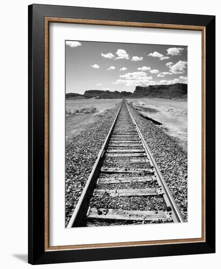 Klan00088 Moab Train Tracks Desert Landscape Utah-Kevin Lange-Framed Photographic Print