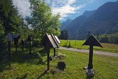 Border town Scharnitz in Tyrol-Klaus Scholz-Photographic Print