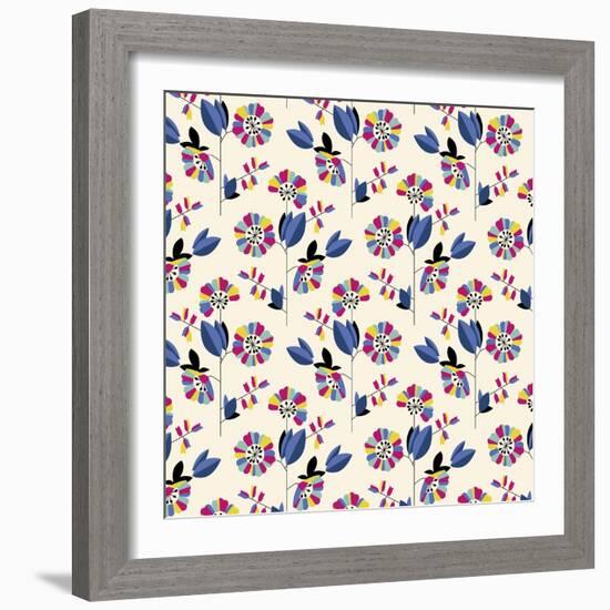 Klee's Garden-null-Framed Giclee Print