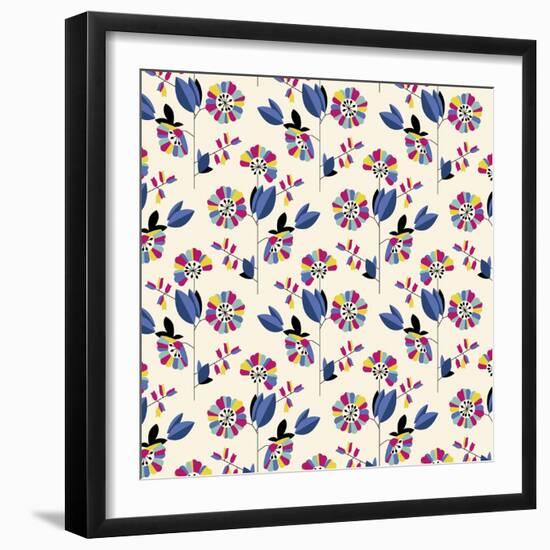 Klee's Garden-null-Framed Giclee Print