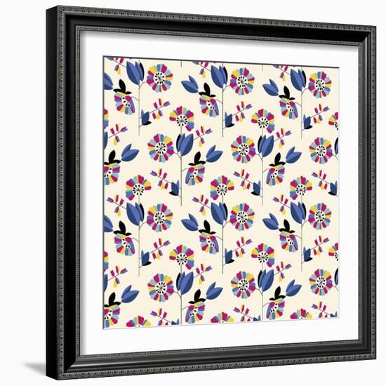 Klee's Garden-null-Framed Giclee Print