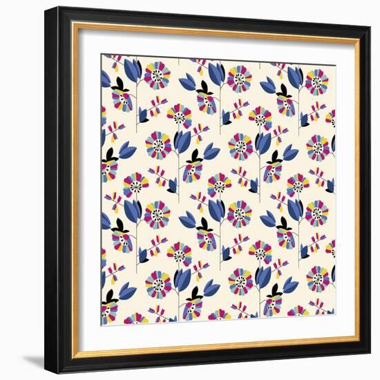 Klee's Garden-null-Framed Giclee Print