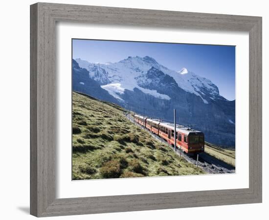 Kleine Scheidegg, Berner Oberland, Switzerland-Doug Pearson-Framed Photographic Print