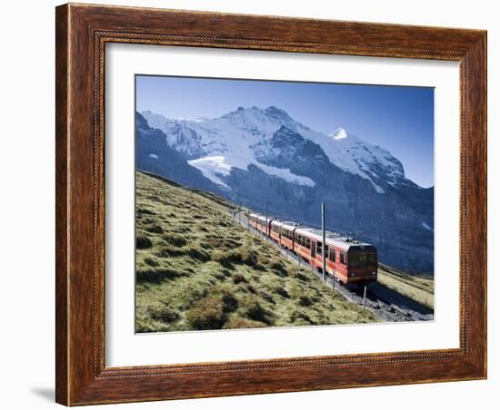 Kleine Scheidegg, Berner Oberland, Switzerland-Doug Pearson-Framed Photographic Print