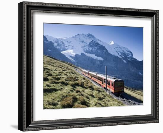 Kleine Scheidegg, Berner Oberland, Switzerland-Doug Pearson-Framed Photographic Print