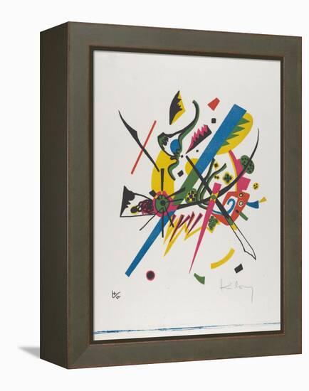 Kleine Welten I (Small Worlds I), 1922 (Lithograph Printed in Blue, Red, Yellow and Black)-Wassily Kandinsky-Framed Premier Image Canvas