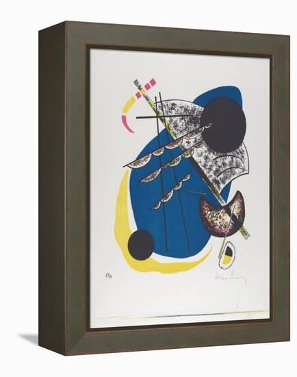 Kleine Welten II (Small Worlds Ii), 1922 (Lithograph Printed in Black, Red, Blue, Yellow)-Wassily Kandinsky-Framed Premier Image Canvas