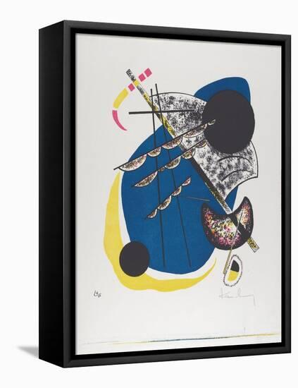 Kleine Welten II (Small Worlds Ii), 1922 (Lithograph Printed in Black, Red, Blue, Yellow)-Wassily Kandinsky-Framed Premier Image Canvas