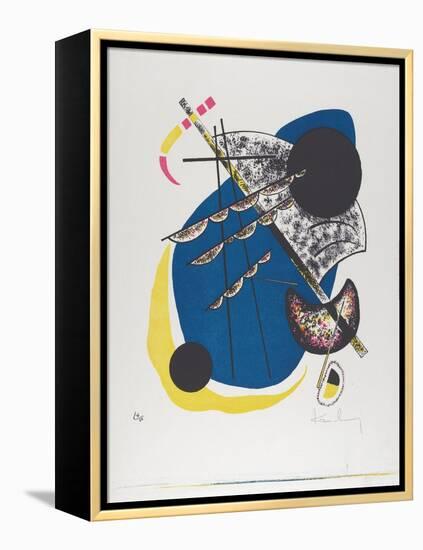 Kleine Welten II (Small Worlds Ii), 1922 (Lithograph Printed in Black, Red, Blue, Yellow)-Wassily Kandinsky-Framed Premier Image Canvas