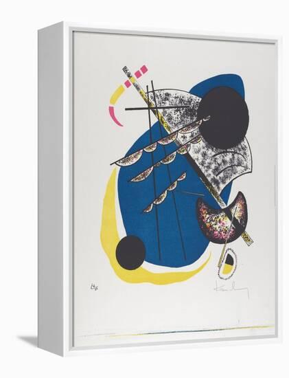 Kleine Welten II (Small Worlds Ii), 1922 (Lithograph Printed in Black, Red, Blue, Yellow)-Wassily Kandinsky-Framed Premier Image Canvas