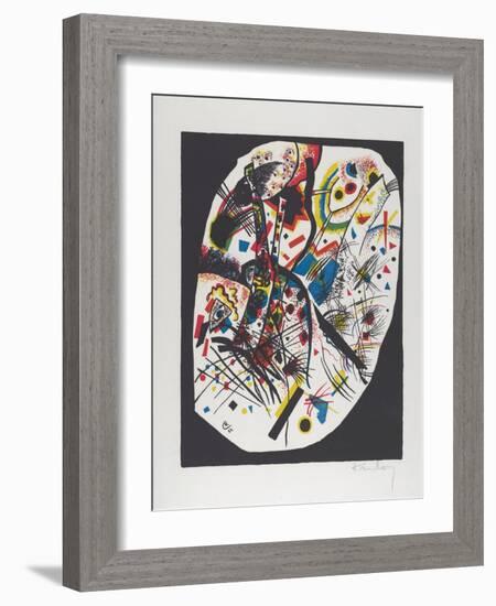 Kleine Welten III (Small Worlds Iii), 1922 (Lithograph in Red, Blue, Yellow, and Black)-Wassily Kandinsky-Framed Giclee Print