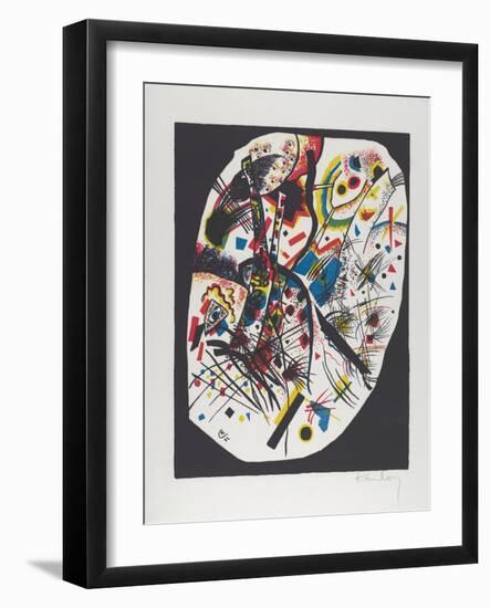 Kleine Welten III (Small Worlds Iii), 1922 (Lithograph in Red, Blue, Yellow, and Black)-Wassily Kandinsky-Framed Giclee Print