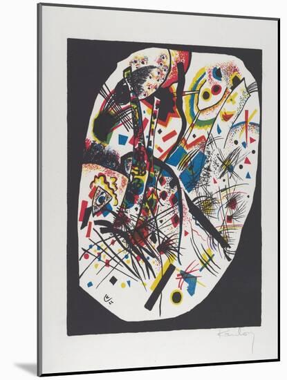 Kleine Welten III (Small Worlds Iii), 1922 (Lithograph in Red, Blue, Yellow, and Black)-Wassily Kandinsky-Mounted Giclee Print