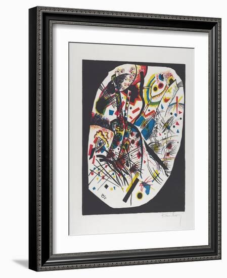 Kleine Welten III (Small Worlds Iii), 1922 (Lithograph in Red, Blue, Yellow, and Black)-Wassily Kandinsky-Framed Giclee Print