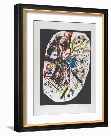 Kleine Welten III (Small Worlds Iii), 1922 (Lithograph in Red, Blue, Yellow, and Black)-Wassily Kandinsky-Framed Giclee Print