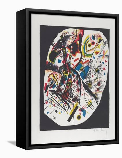 Kleine Welten III (Small Worlds Iii), 1922 (Lithograph in Red, Blue, Yellow, and Black)-Wassily Kandinsky-Framed Premier Image Canvas