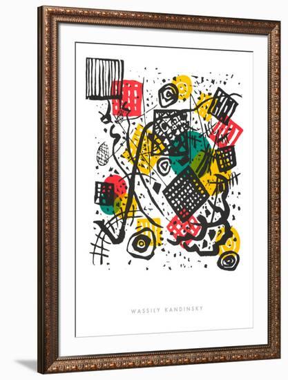 Kleine Welten V, 1922-Wassily Kandinsky-Framed Premium Giclee Print