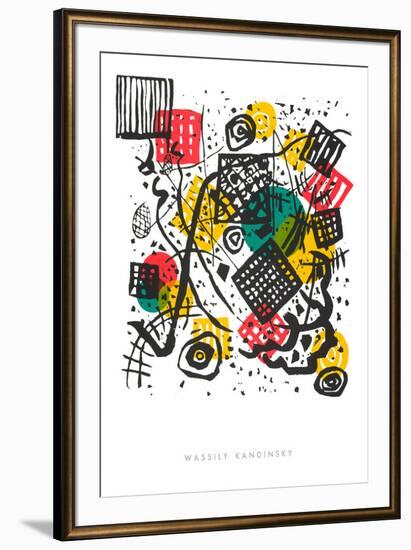 Kleine Welten V, 1922-Wassily Kandinsky-Framed Premium Giclee Print