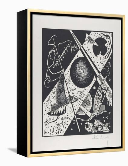 Kleine Welten VI (Small Worlds Vi), 1922 (Woodcut)-Wassily Kandinsky-Framed Premier Image Canvas