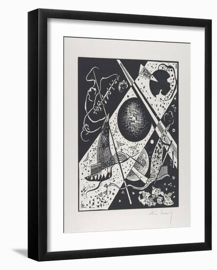 Kleine Welten VI (Small Worlds Vi), 1922 (Woodcut)-Wassily Kandinsky-Framed Giclee Print