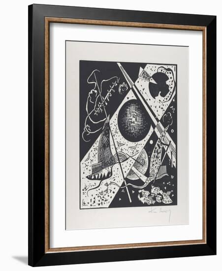 Kleine Welten VI (Small Worlds Vi), 1922 (Woodcut)-Wassily Kandinsky-Framed Giclee Print