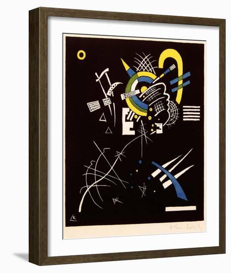 Kleine Welten VII (1922)-Wassily Kandinsky-Framed Art Print