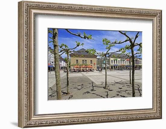 Kleiner Markt Square, Saarlouis, Saarland, Germany, Europe-Hans-Peter Merten-Framed Photographic Print