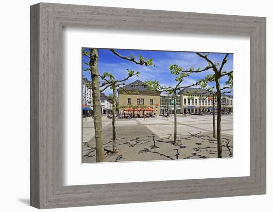 Kleiner Markt Square, Saarlouis, Saarland, Germany, Europe-Hans-Peter Merten-Framed Photographic Print