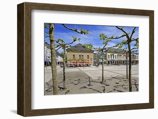 Kleiner Markt Square, Saarlouis, Saarland, Germany, Europe-Hans-Peter Merten-Framed Photographic Print