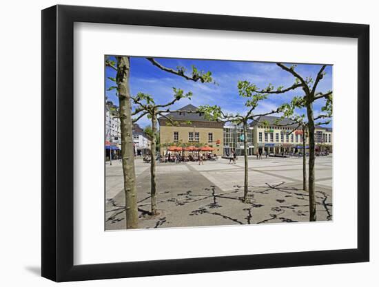 Kleiner Markt Square, Saarlouis, Saarland, Germany, Europe-Hans-Peter Merten-Framed Photographic Print