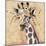 Klimt Giraffe I-null-Mounted Art Print