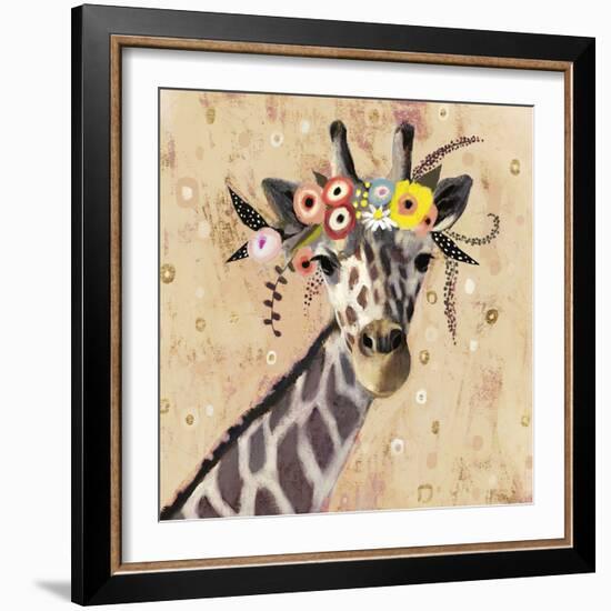 Klimt Giraffe II-null-Framed Art Print