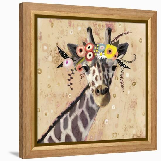 Klimt Giraffe II-null-Framed Stretched Canvas