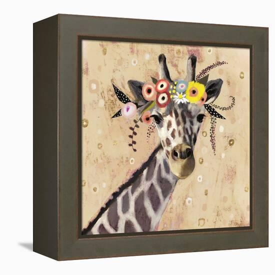 Klimt Giraffe II-null-Framed Stretched Canvas