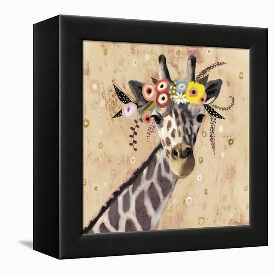 Klimt Giraffe II-null-Framed Stretched Canvas