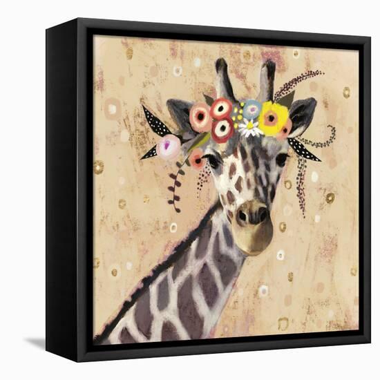 Klimt Giraffe II-null-Framed Stretched Canvas