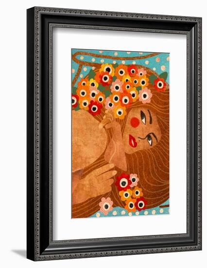 Klimt Lady-Gigi Rosado-Framed Photographic Print