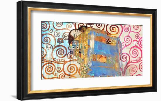 Klimt's Embrace 2.0-Eric Chestier-Framed Giclee Print