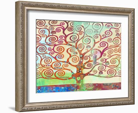 Klimt's Tree 2.0-Eric Chestier-Framed Giclee Print